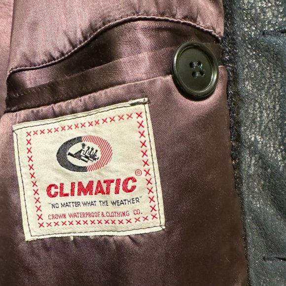 Black Faux Fur Authentic 1960s Vintage Black Coat - Picture 3 of 3